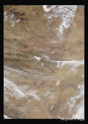 The Earth on 12 March 2008 · Gobi Desert