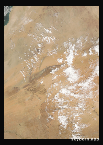 The Earth on 14 March 2008 · Eye of the Sahara, Mauritania