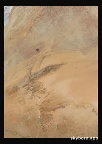 The Earth on 17 March 2008 · Eye of the Sahara, Mauritania
