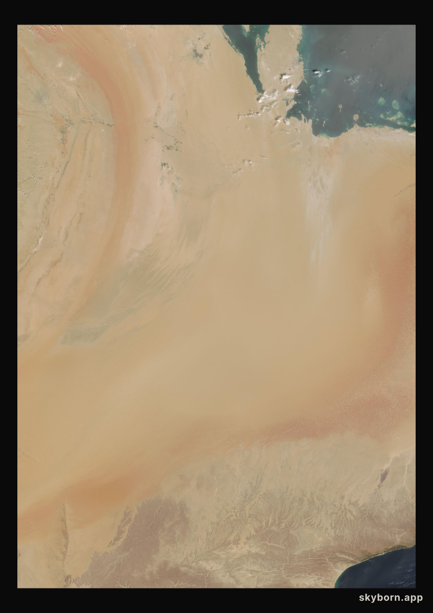 The Earth on 18 March 2008 · Empty Quarter, Arabia