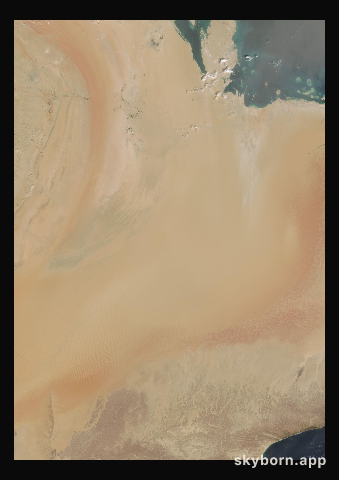The Earth on 18 March 2008 · Empty Quarter, Arabia
