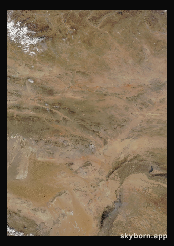The Earth on 23 March 2008 · Gobi Desert