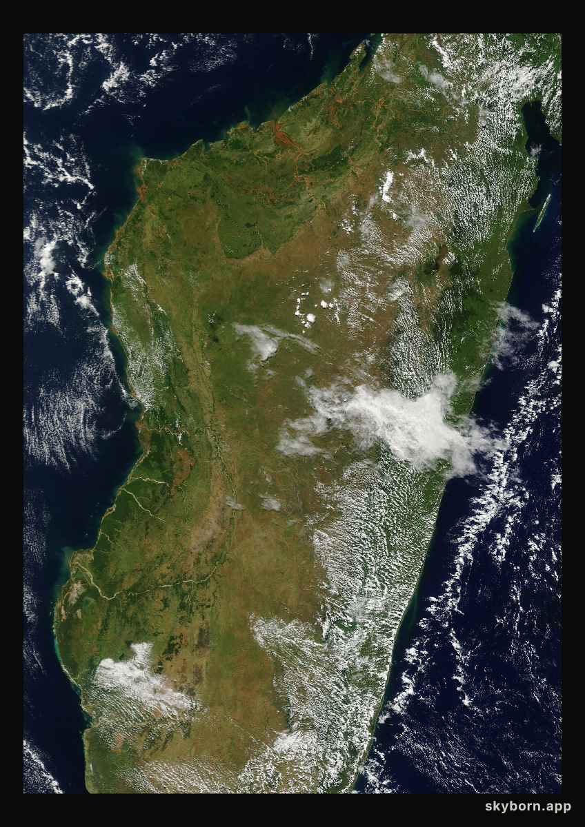 The Earth on 26 March 2008 · Madagascar