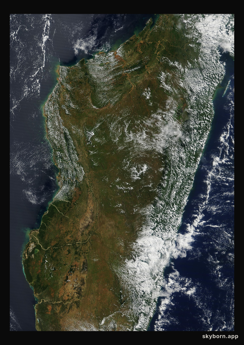 The Earth on 27 March 2008 · Madagascar