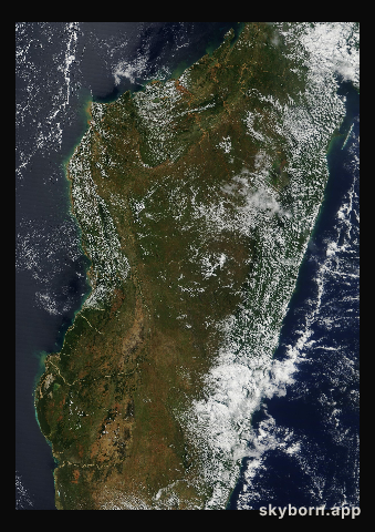The Earth on 27 March 2008 · Madagascar