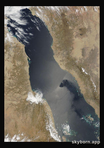 The Earth on 4 April 2008 · Red Sea