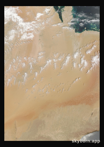 The Earth on 5 April 2008 · Empty Quarter, Arabia