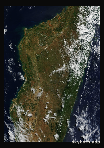 The Earth on 7 April 2008 · Madagascar