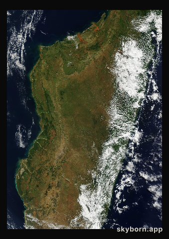 The Earth on 9 April 2008 · Madagascar