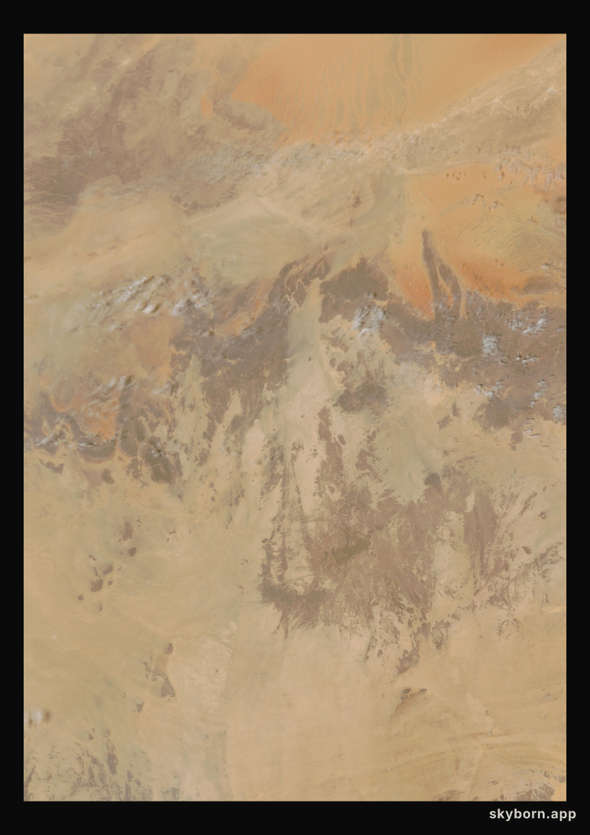 The Earth on 11 April 2008 · Sahara, Algeria