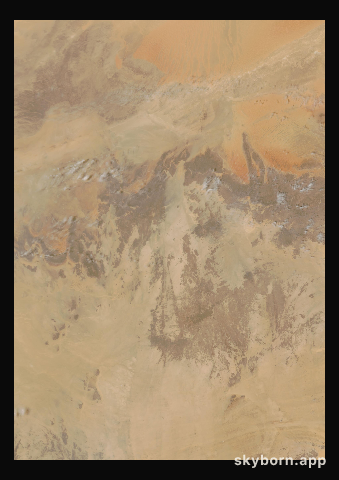 The Earth on 11 April 2008 · Sahara, Algeria