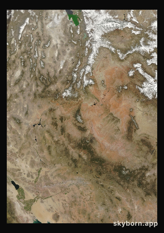 The Earth on 13 April 2008 · Colorado Plateau