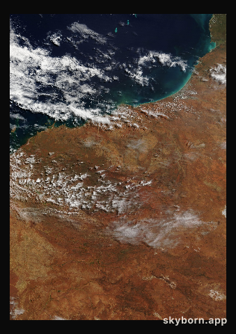 The Earth on 21 April 2008 · Pilbara, Western Australia