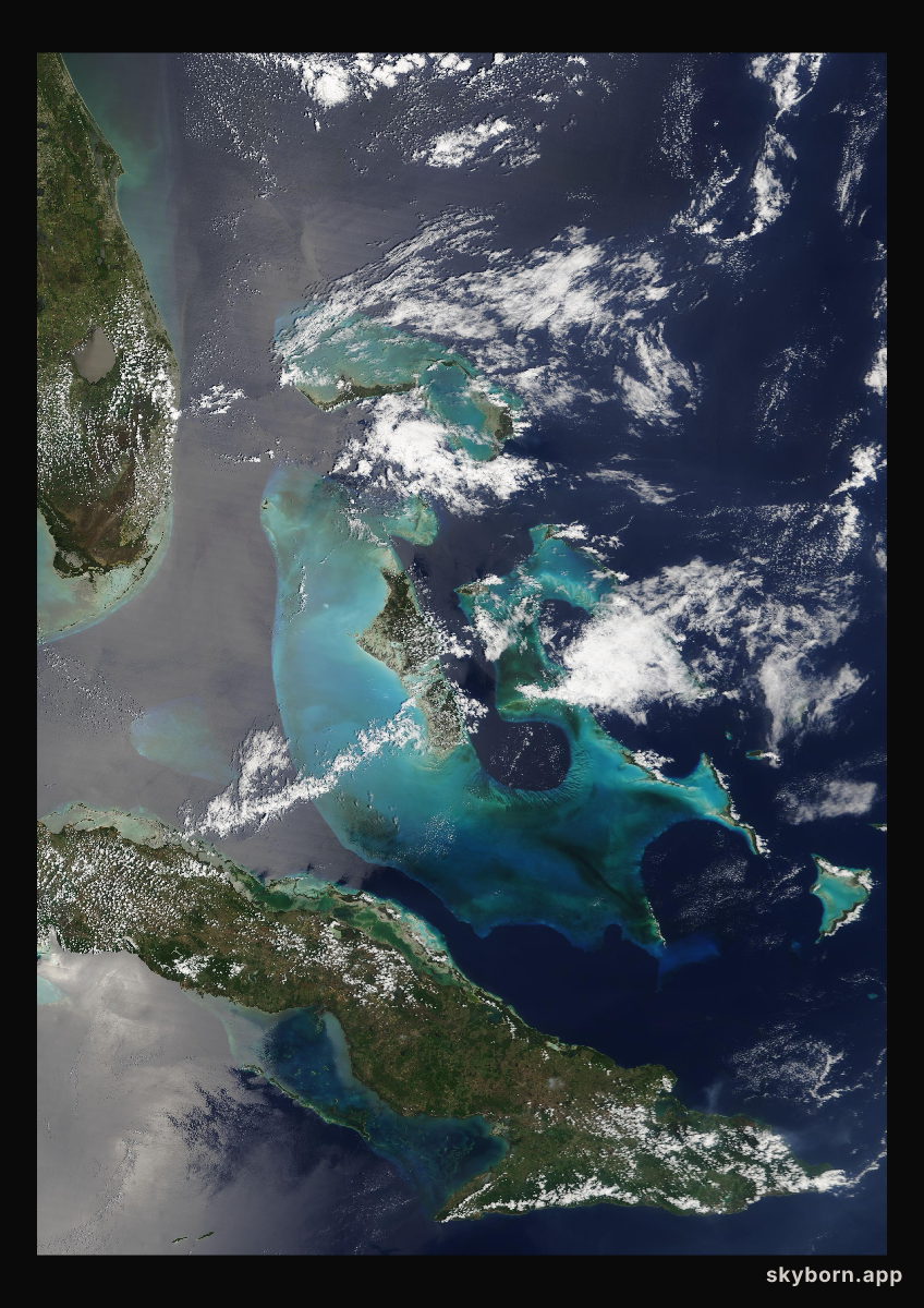 The Earth on 22 April 2008 · Bahamas