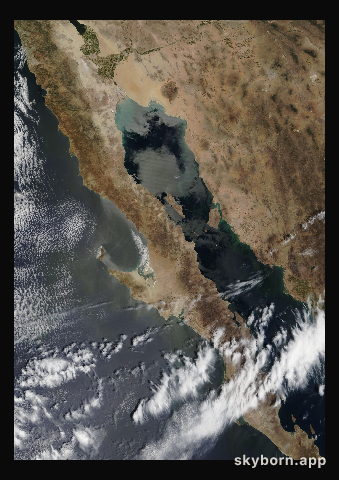 The Earth on 23 April 2008 · Baja California