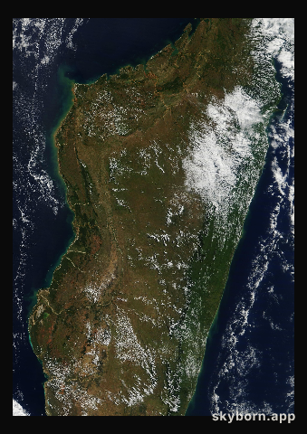 The Earth on 28 April 2008 · Madagascar