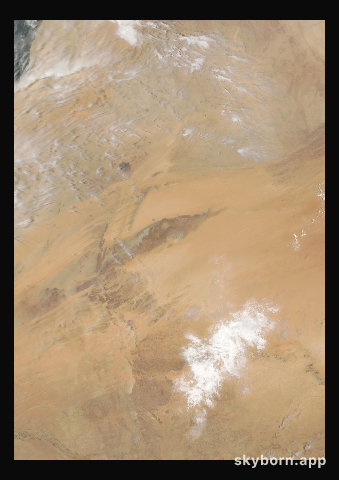 The Earth on 1 May 2008 · Eye of the Sahara, Mauritania