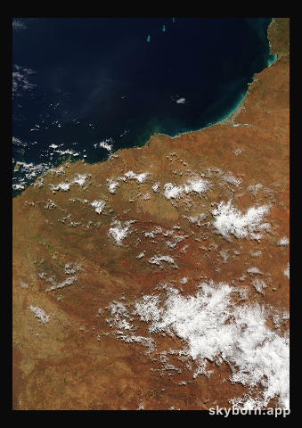 The Earth on 4 May 2008 · Pilbara, Western Australia