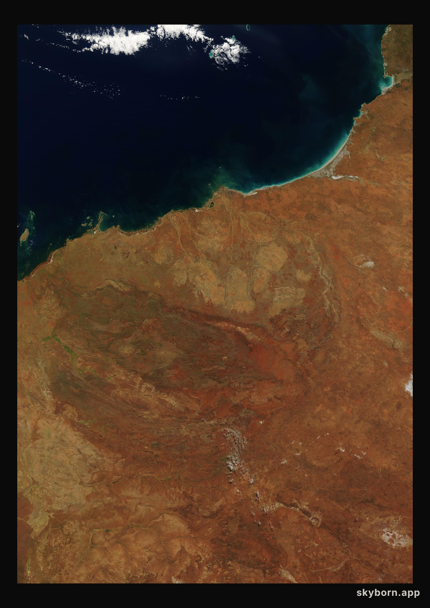 The Earth on 11 May 2008 · Pilbara, Western Australia