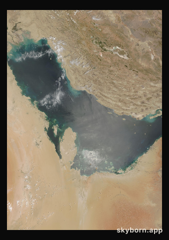 The Earth on 14 May 2008 · Persian Gulf