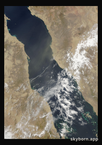 The Earth on 19 May 2008 · Red Sea