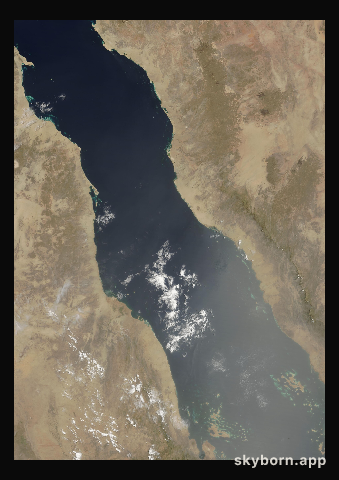 The Earth on 24 May 2008 · Red Sea