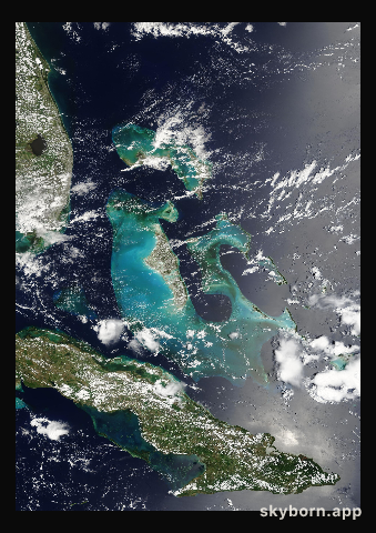 The Earth on 28 May 2008 · Bahamas
