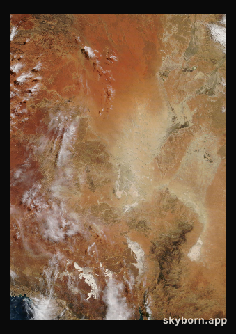 The Earth on 2 June 2008 · Lake Eyre, Australia