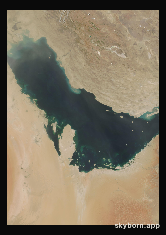 The Earth on 3 June 2008 · Persian Gulf