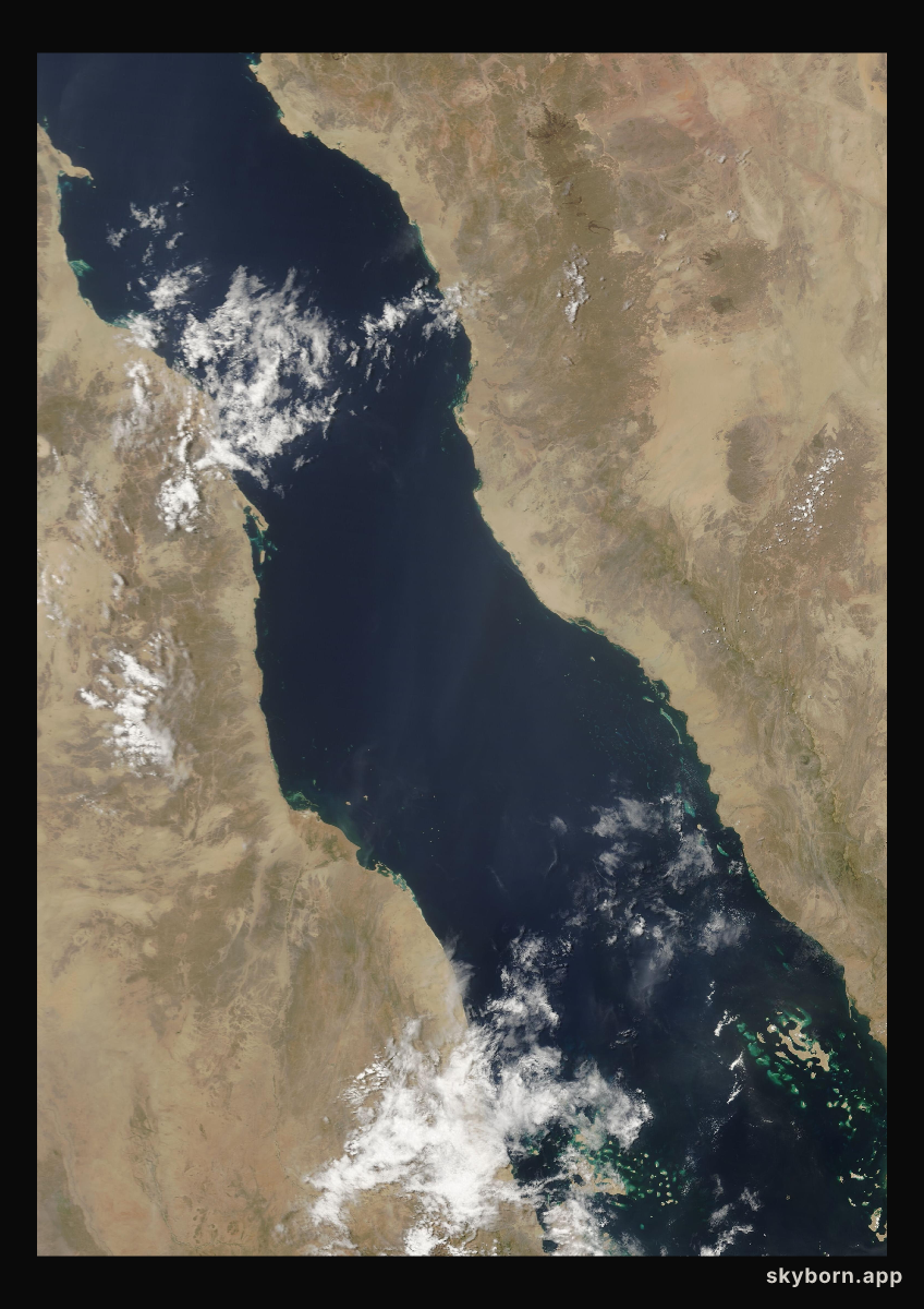 The Earth on 4 June 2008 · Red Sea