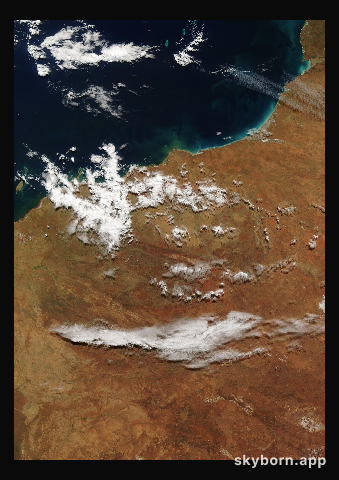 The Earth on 5 June 2008 · Pilbara, Western Australia