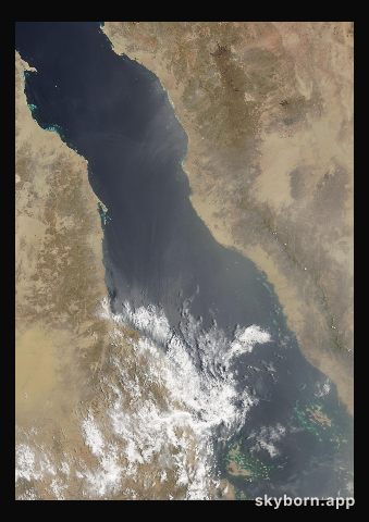 The Earth on 7 June 2008 · Red Sea