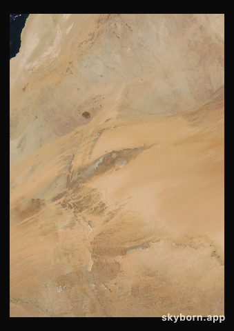 The Earth on 9 June 2008 · Eye of the Sahara, Mauritania
