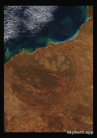 The Earth on 22 June 2008 · Pilbara, Western Australia