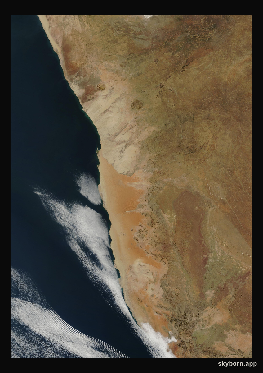 The Earth on 26 June 2008 · Namib Desert