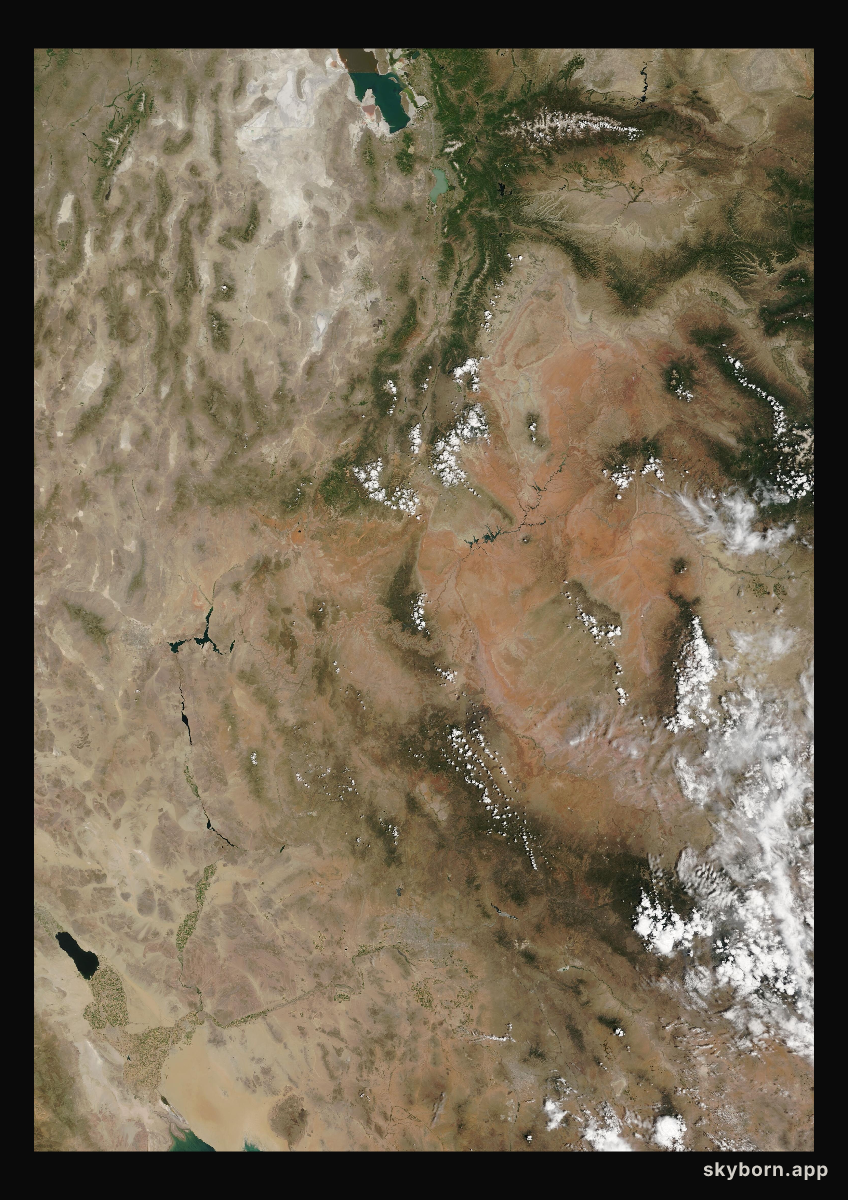 The Earth on 28 June 2008 · Colorado Plateau