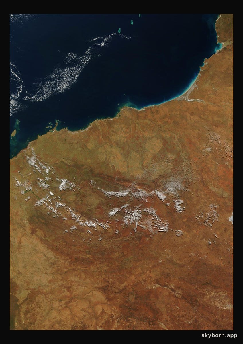 The Earth on 30 June 2008 · Pilbara, Western Australia