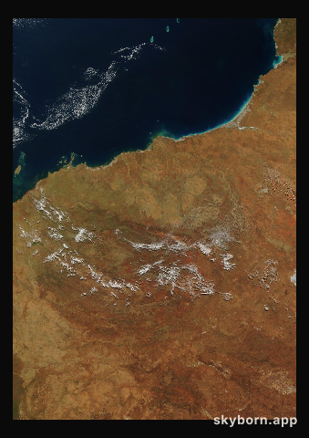 The Earth on 30 June 2008 · Pilbara, Western Australia