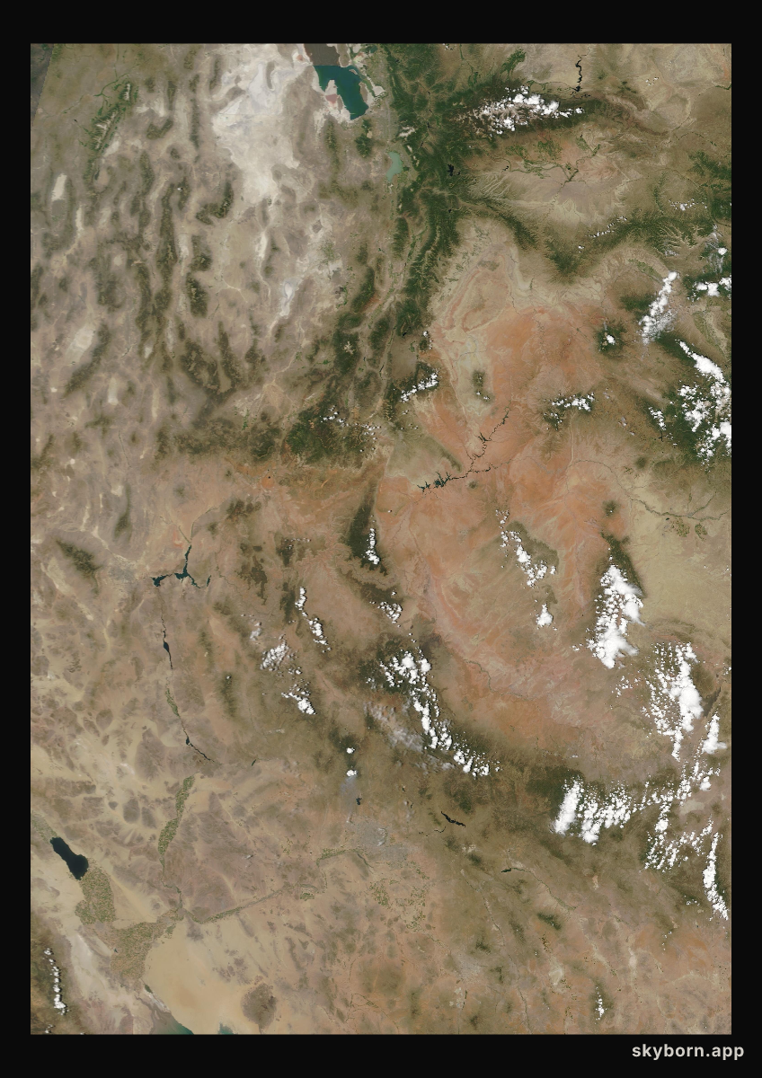 The Earth on 2 July 2008 · Colorado Plateau