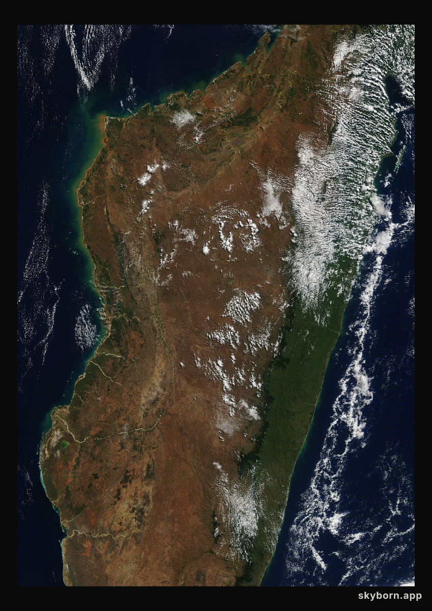 The Earth on 3 July 2008 · Madagascar