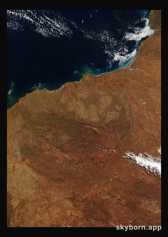 The Earth on 5 July 2008 · Pilbara, Western Australia