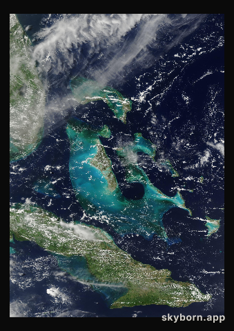 The Earth on 10 July 2008 · Bahamas