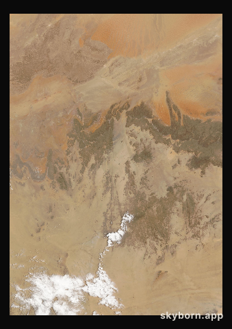 The Earth on 17 July 2008 · Sahara, Algeria