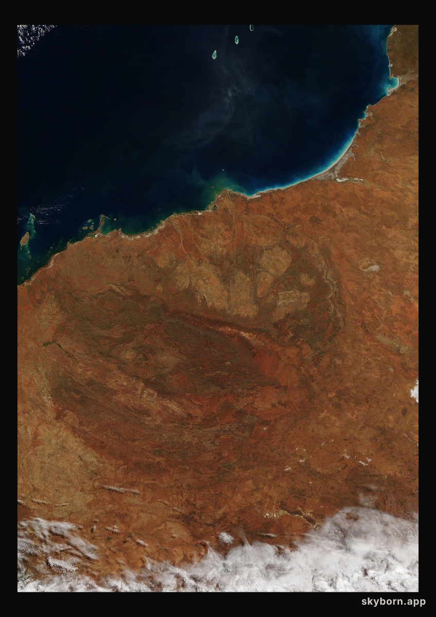 The Earth on 26 July 2008 · Pilbara, Western Australia
