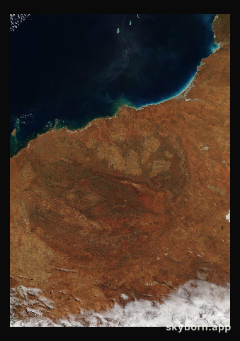 The Earth on 26 July 2008 · Pilbara, Western Australia