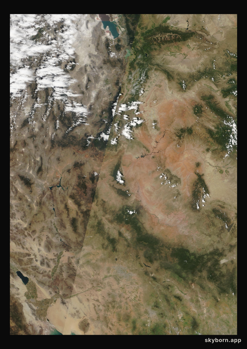 The Earth on 29 July 2008 · Colorado Plateau