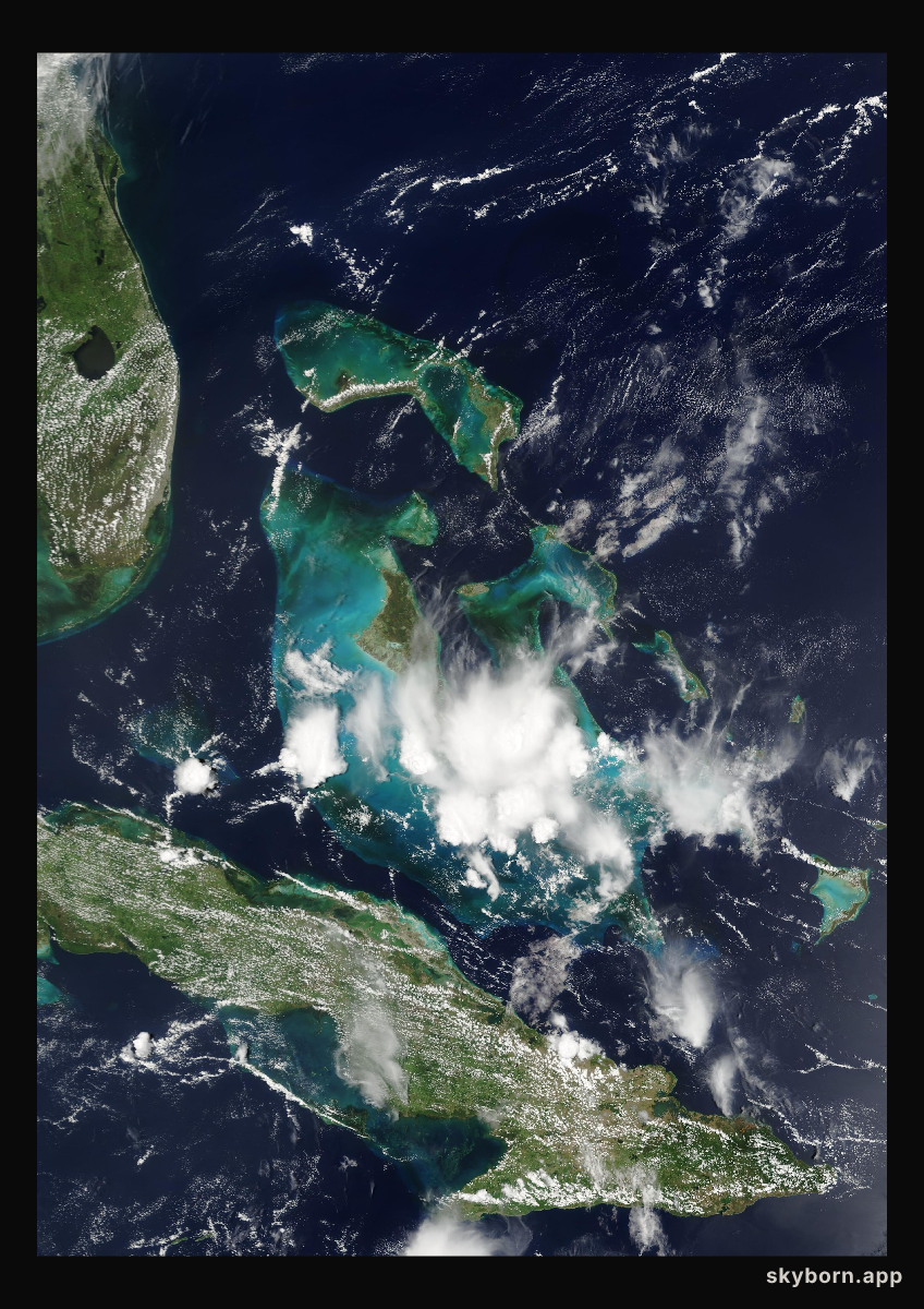 The Earth on 2 August 2008 · Bahamas