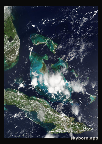 The Earth on 2 August 2008 · Bahamas