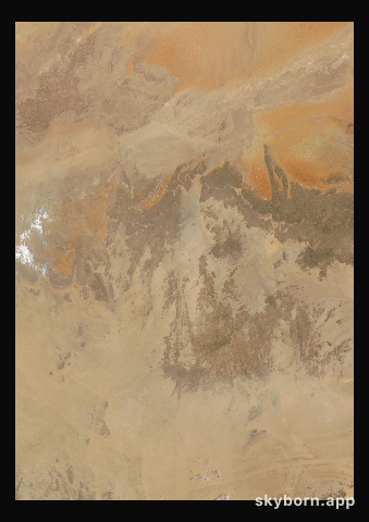 The Earth on 13 August 2008 · Sahara, Algeria