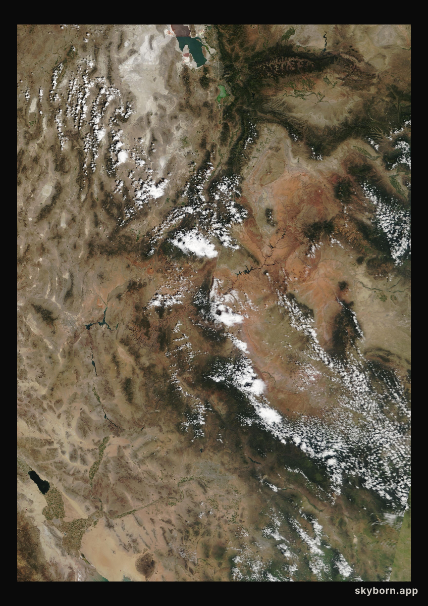 The Earth on 18 August 2008 · Colorado Plateau